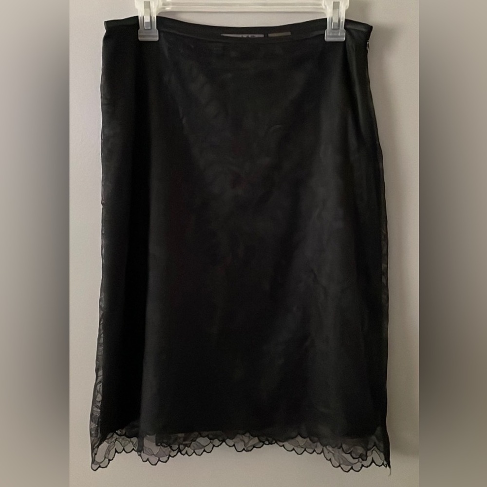 George M.E. Lace Midi Skirt